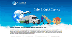 Desktop Screenshot of blueskieslogistics.com
